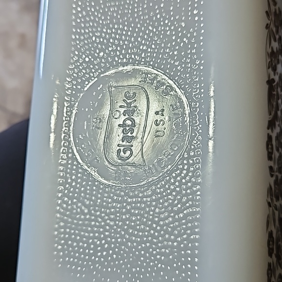 GLASBAKE Brown Flower Power Pennsylvania Dutch Loaf Pan-j522-EC - Picture 9 of 11